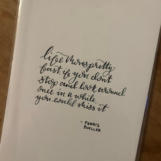 Life Moves Fast Poem