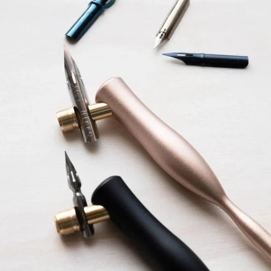 Flourish Calligraphy Pen - Iris Oblique